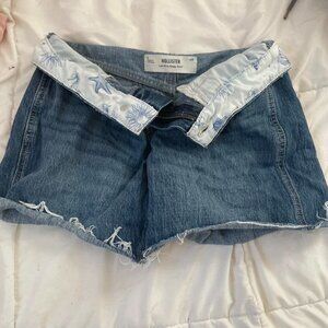 Hollister Co. Women's Blue and Navy Shorts